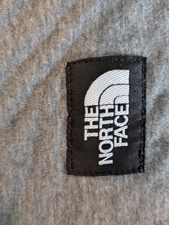 The North Face Girls Gray Snap-T Quilted Pullover Sweatshirt - Picture 6 of 7
